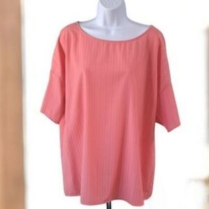 Banana Republic Boxy Blouse Salmon Size XL